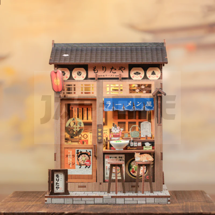 MINIATURE HOUSE - DIY- Morita-Ya - 240pc + Eclairage LED