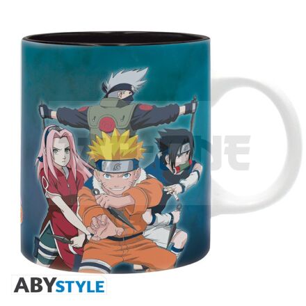 Naruto - Mug - 320 Ml - Equipe 7 Vs Haku/Zabuza - Subli -