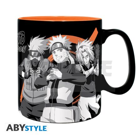 Naruto Shippuden - Tazza - 460 Ml - Groupe Noir & Blanc - Carton
