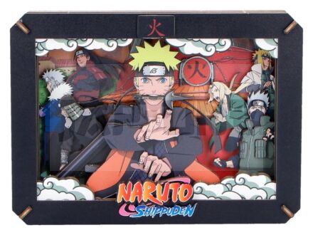 Naruto maquette Wooden Theatre Hokage (Medium) 10 cm