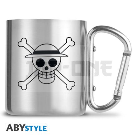 One Piece - Mug Carabiner - Luffy & Skull - Avec Boîte