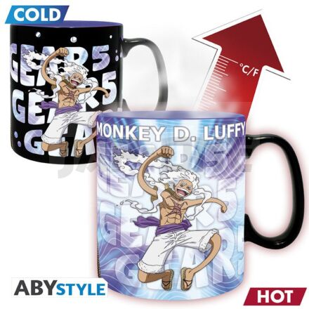 One Piece - Mug Heat Change - 460 Ml - Gear 5Th - Boîte Carton