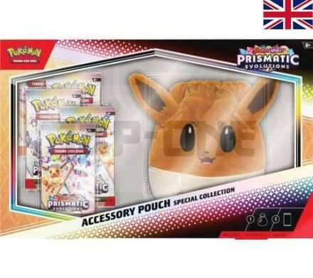 Pokémon Tcg Scarlet & Violet 08.5 Prismatic Evolutions Eevee Accessory Pouch Collection *Anglais*