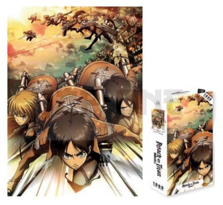 L'Attaque des Titans: puzzle 1000 pièces