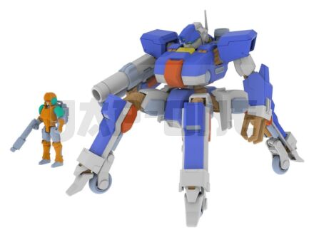 Wolf Fang Sky Fang 2001 Plastic Model Kit TYPE03 Karyu 12 cm