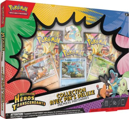 Pokémon Q126 : Deluxe Pin Box (5 Boosters + Pins) Fr