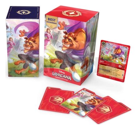 Disney Lorcana Tcg Gift Box Die Schöne Und Das Biest *Allemand*
