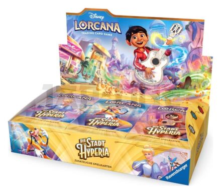 Disney Lorcana Tcg Die Stadt Hyperia Booster Display (24) *Allemand*