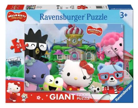 Hello Kitty puzzle Giant Floor Amusant à Cherry Town (24 pièces)