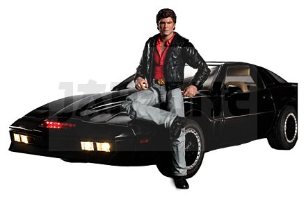 Knight Rider Figur 1/12 K.I.T.T. Avec Michael Knight