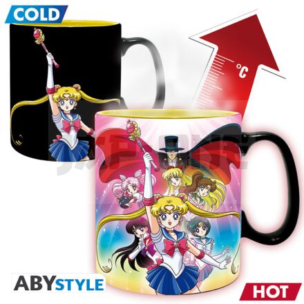 Sailor Moon - Mug Heat Change - 460 Ml - Groupe - Boîte Carton