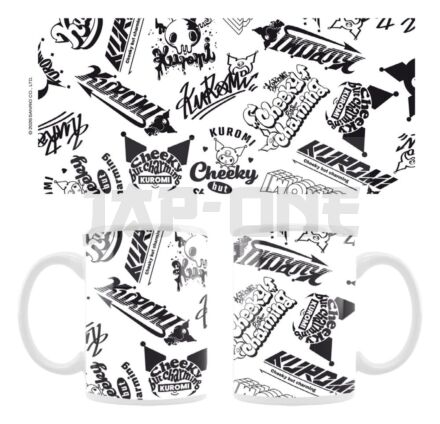 Sanrio Mug Kuromi Street Logos