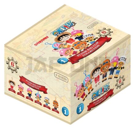 One Piece Porte-Clés En Peluche Blind Box 11 Cm Display (6)