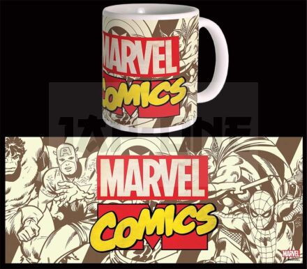 Logo Marvel Retro Tasse Ceramica Marvel
