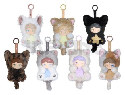 Planet Cat Wishing Star Series Présentoir Boîte-Mystère Figurs Mini 11 Cm (6)