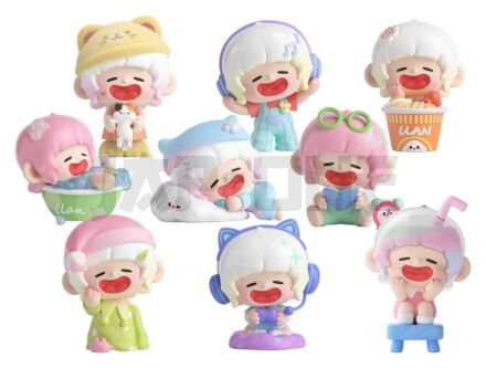 Original Character Pack De 8 Boîte-Mystère Figurines Lazy Home Diary 9 Cm