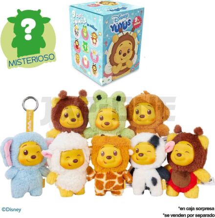 Winnie The Pooh Expositor 8 Peluches 12 Cm Disney Winnie The Pooh Yuyus