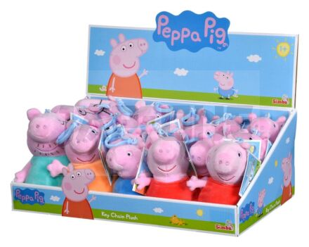 Peppa Pig Présentoir Porte-Clés En Peluche (18)