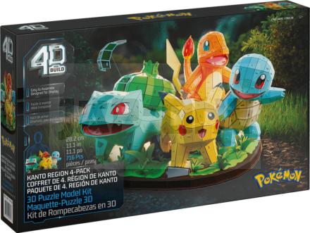 4D Build Pokémon - Diorama Région Kanto Fr