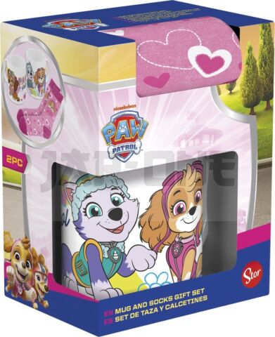 Paw Patrol Set Mug & Chaussettes Girl Go Skye