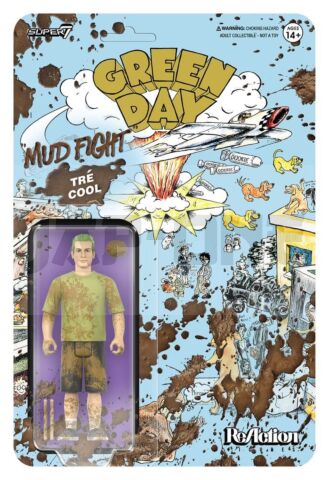 Green Day Reaction Figure Wave 01 Tré Cool (Mud Fight)