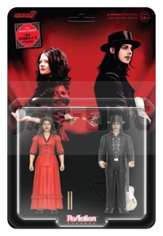 White Stripes Reaction Pack 2 Figures Wave 01 The White Stripes (Get Behind Me Satan) 10 Cm