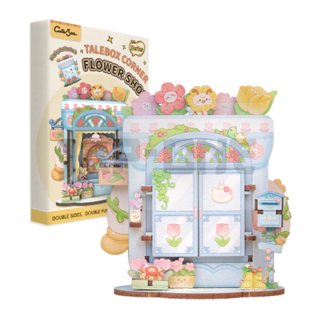 TALEBOX CORNER - Mini House Kit - Fleuriste - 47pc