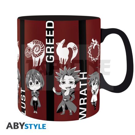 The Seven Deadly Sins - Tazza - 460 Ml - Chibi Sins - Boîte