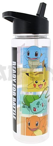 Pokémon Bouteille D'Eau Flip Top Ready For Battle