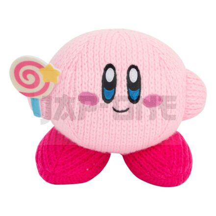 Kirby Peluche Nuiguru-Knit Kirby With Invincible Candy Wand