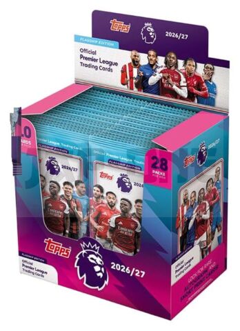 Premier League 2026/2027 Cartes À Collectionner Présentoir (28)