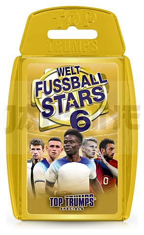 World Football Stars 6 Jeu De Cartes Top Trumps *Allemand*