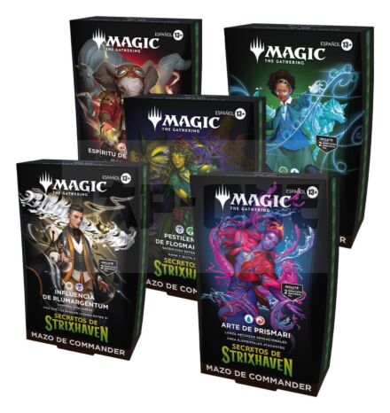 Magic The Gathering Secretos De Strixhaven Decks Commander (5) *Espagnol*