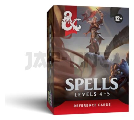 Dungeons & Dragons Rpg Fiches De Référence: Sorts (4E Et 5E Niveaux) *Anglais*