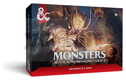 Dungeons & Dragons Rpg Fiches De Référence: Monstres (Mystiques Et Redoutables) *Anglais*