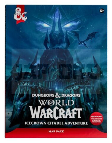 Dungeons & Dragons Rpg World Of Warcraft: Icecrown Citadel Adventure Pack De Cartes *Anglais*