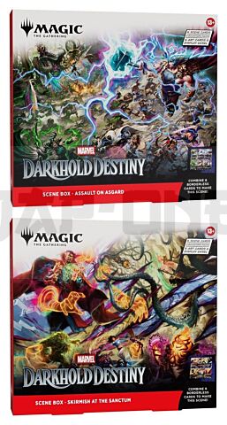 Magic The Gathering Marvel: Darkhold Destiny Présentoir Boîtes Scéniques (4) *Anglais*