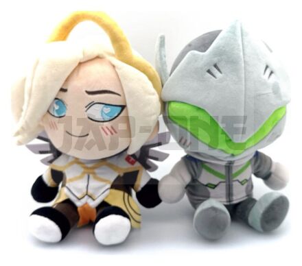 Overwatch Pack 2 Plüschfigurs Genji & Mercy 22 Cm