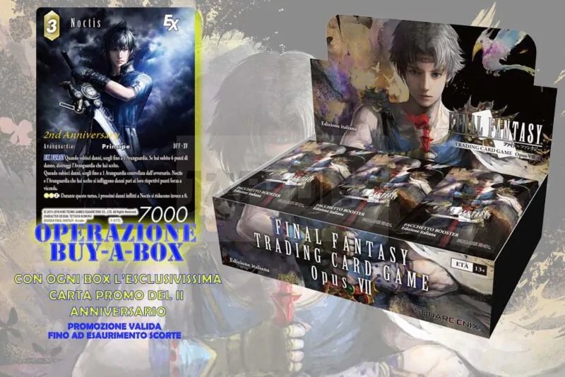 Final Fantasy Trading Card Game Opus VII Boosters Box Ita 36 Buste Final Fantasy Trading Card Game Opus VII Boosters Box Ita 36 Buste