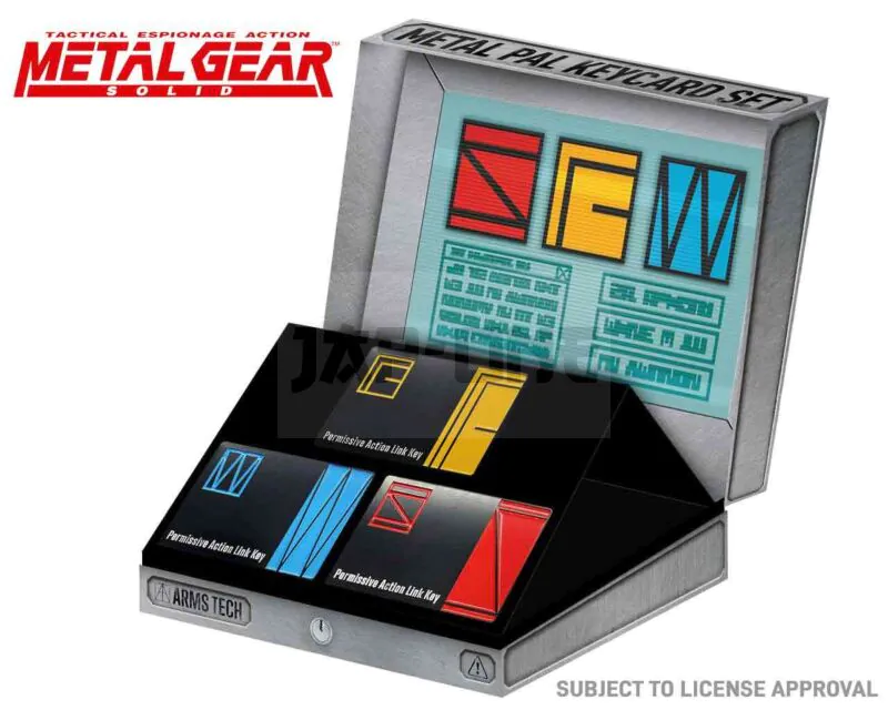 metal gear solid limited edition set of 3 key cards Metal Gear Solid Replica Key Cards | Set of 3