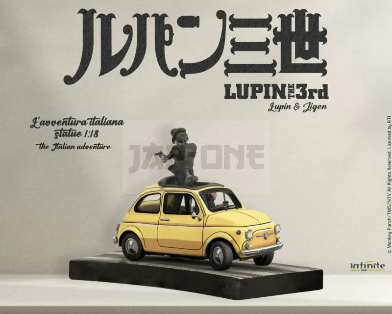 Lupin 3Rd L'Avventura Italiana 1/18 Statue – Lupin & Jigen