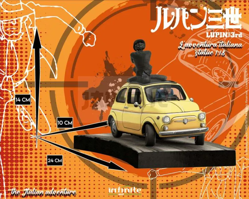 Lupin 3Rd L'Avventura Italiana 1/18 Statue – Lupin & Jigen