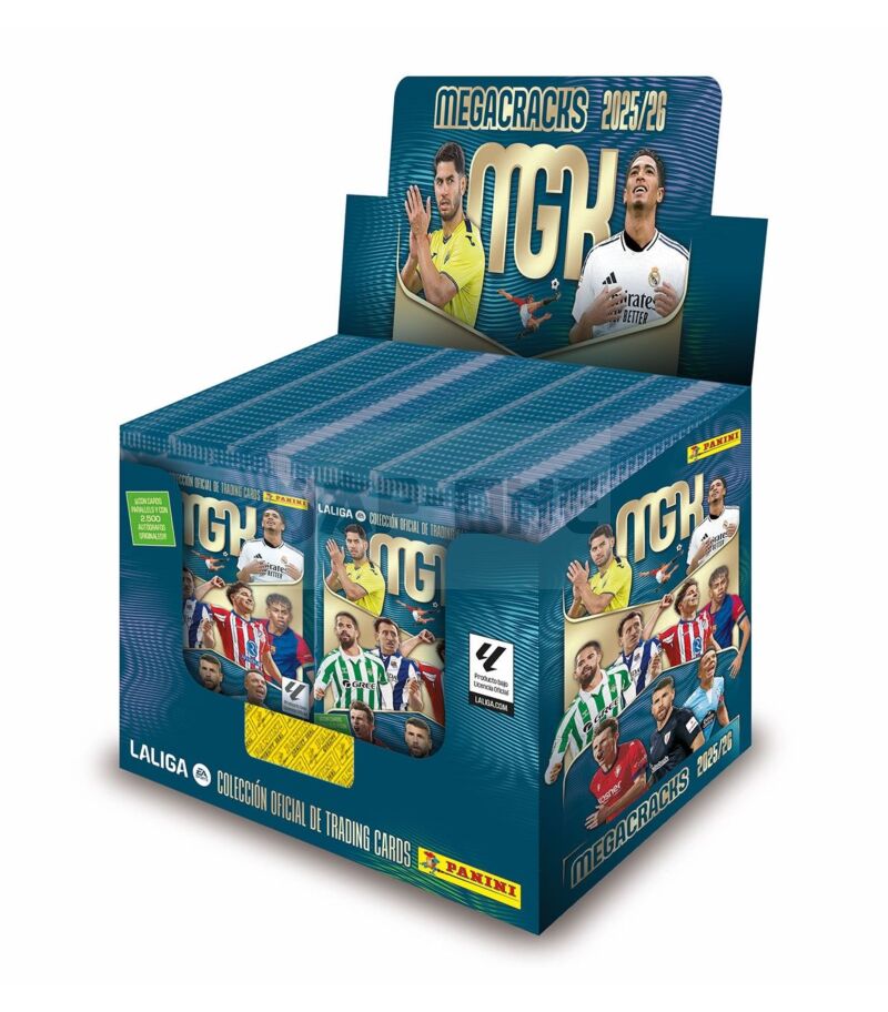Ecoblister Sobre De Cromos TC Megacracks 2025/26 – Pack De 8 Sobres Para Coleccionar, ¡Empieza Tu Álbum