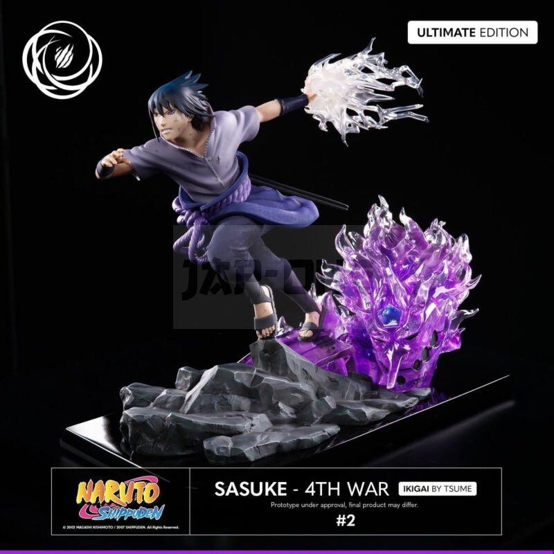 Ultimate Fourth Naruto - Sasuke Uchiwa Ikigai Ultimate - 4Th War - Statue Résine 1/6