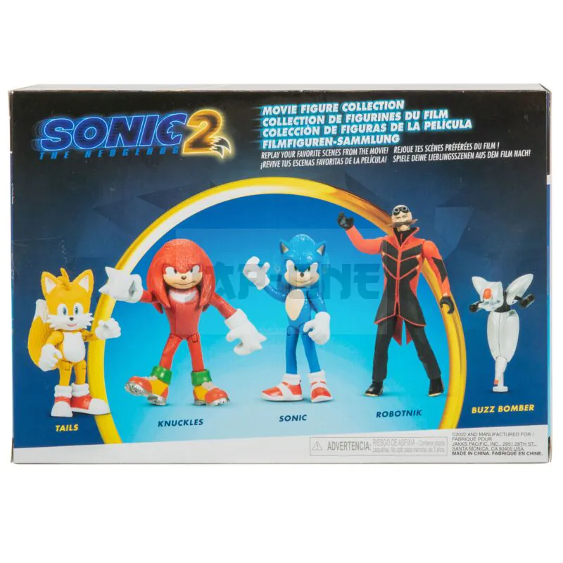 Sonic The Hedgehog Sonic 2 Set 5 Figures 6Cm