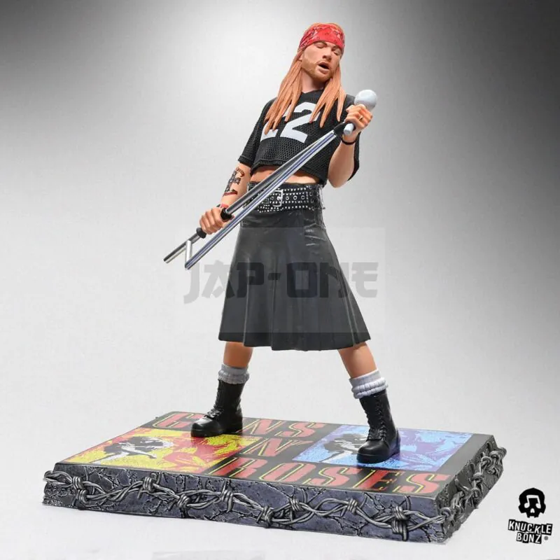 新品未開封Guns N' Roses/AXL ROSEフィギュア　絶版品 Guns N' Roses Figure Rock Iconz Axl Rose Ii 22 Cm