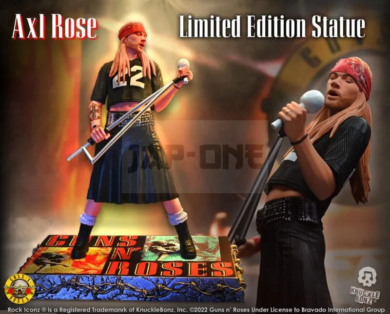 Guns N' Roses Figure Rock Iconz Axl Rose Ii 22 Cm