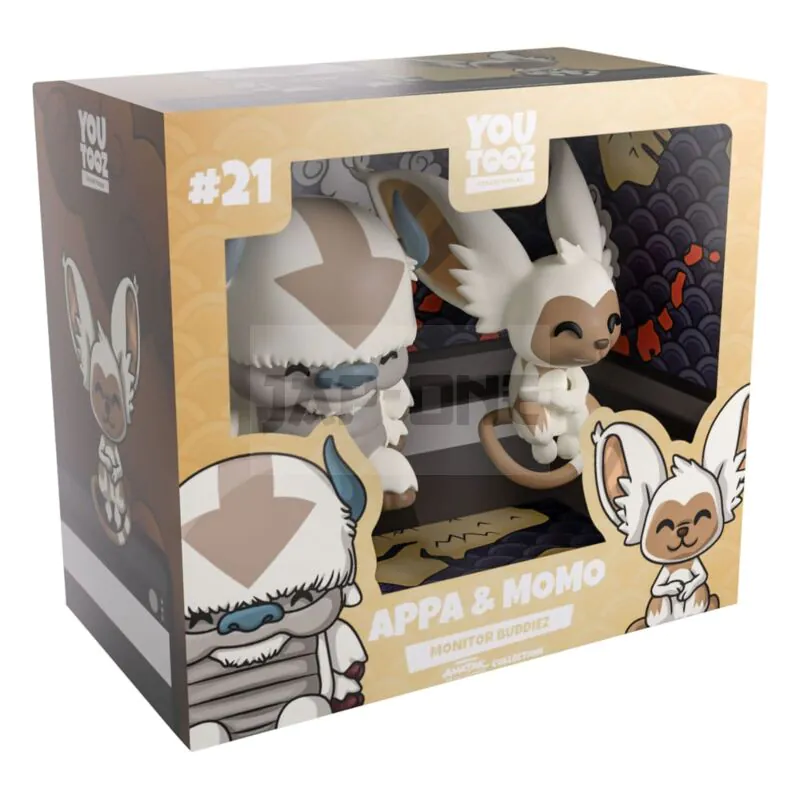 Avatar: The Last Airbender Vinyl Figures Appa And Momo Monitor
