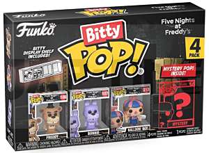 FIVE NIGHTS AT FREDDY'S - Bitty Pop 4 Pack 2.5cm - Freddy