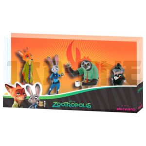 Zoopolis Rubbery Disney Zootropolis Set 4 Figuras